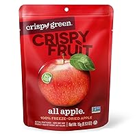 Vista 9 de Crispy Green Bocadillos de fruta de plátano liofilizados, 0.85 onzas (paquete de 12), fruta 100% pura, totalmente natural, sin azúcar añadida