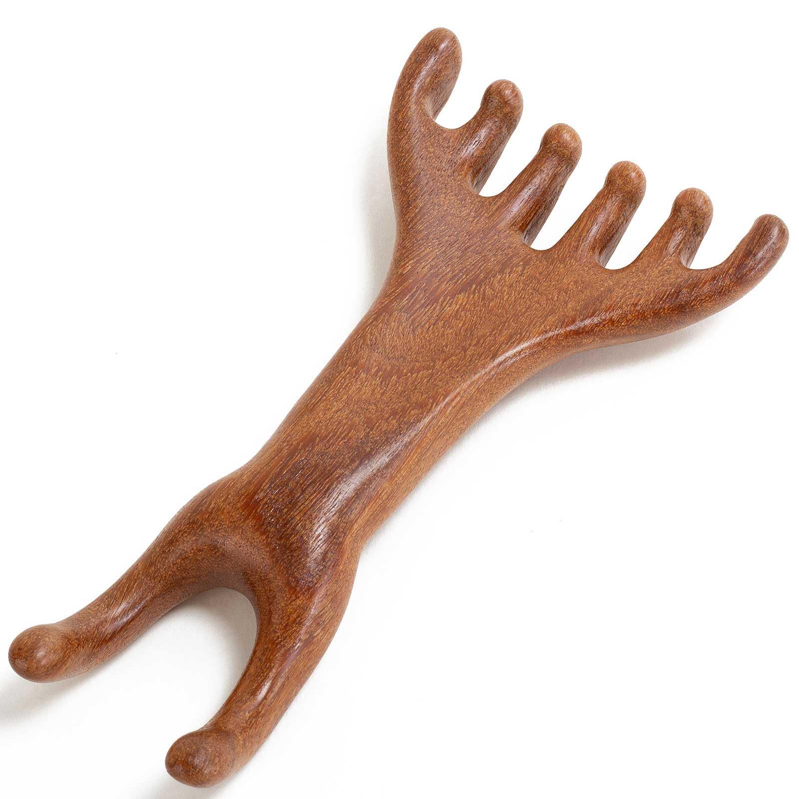 Scalp Massage Tool Head Massager Scalp Massage Comb for Gua Sha Wooden Foot Massage Tool - Sandalwood