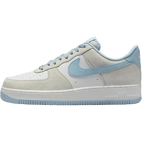 Nike Air Force 1 '07 LV8 Men's Shoes (Light Bone/Summit White/Light Armory Blue)