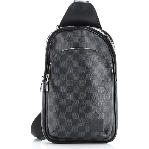 Louis Vuitton, Pre-Loved Avenue Sling Bag NM Damier Graphite, Black