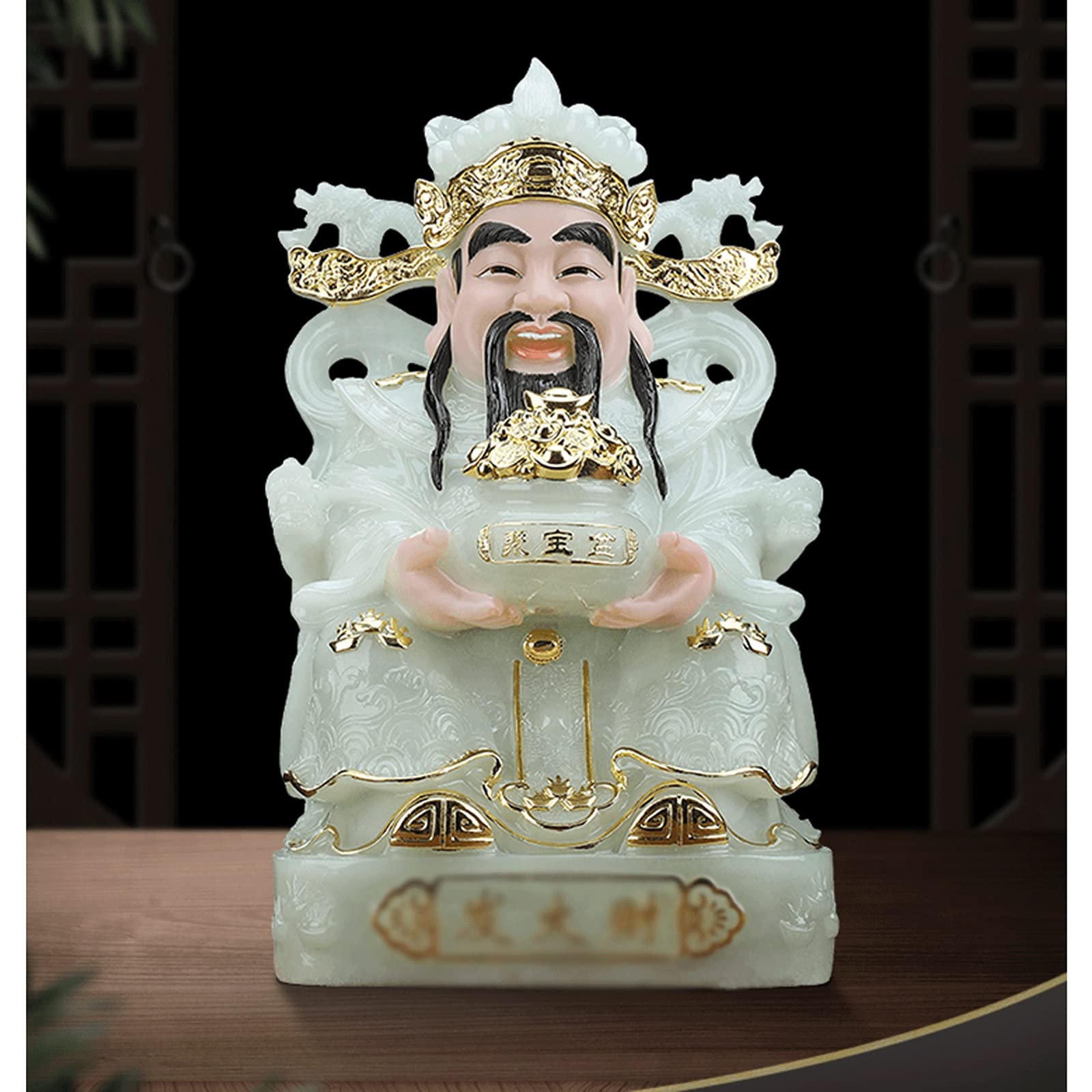 Buddha Statute Home Decor فنغ شوي تمثال أكثر ثروة فنغ شوي ديكور فنغ شوي gifthome مكتب الديكور المنضدية ديكور جيد محظوظ ديكورات المنزل Buddha Decoration