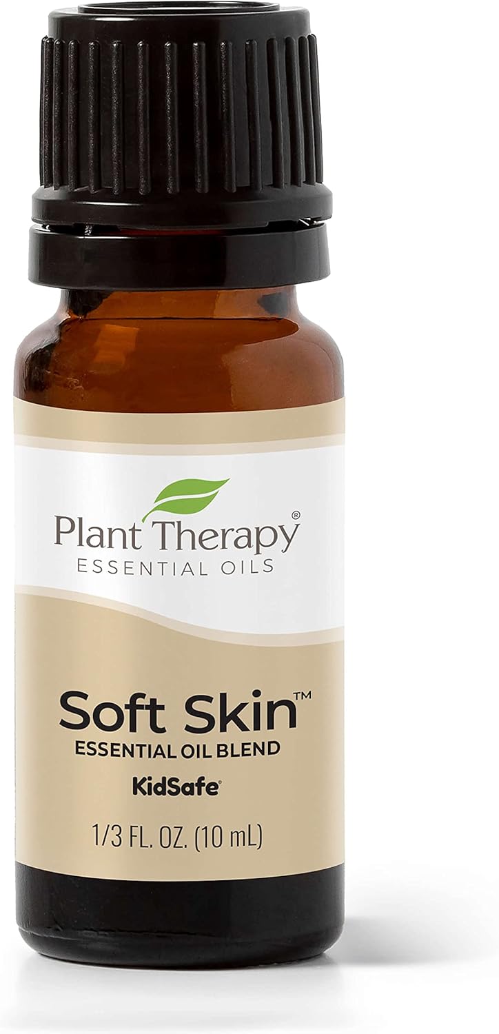 Plant Therapy Soft Skin Essential Oil Blend 10 mL (1/3 oz) 100% Pure, Undiluted, Therapeutic Grade