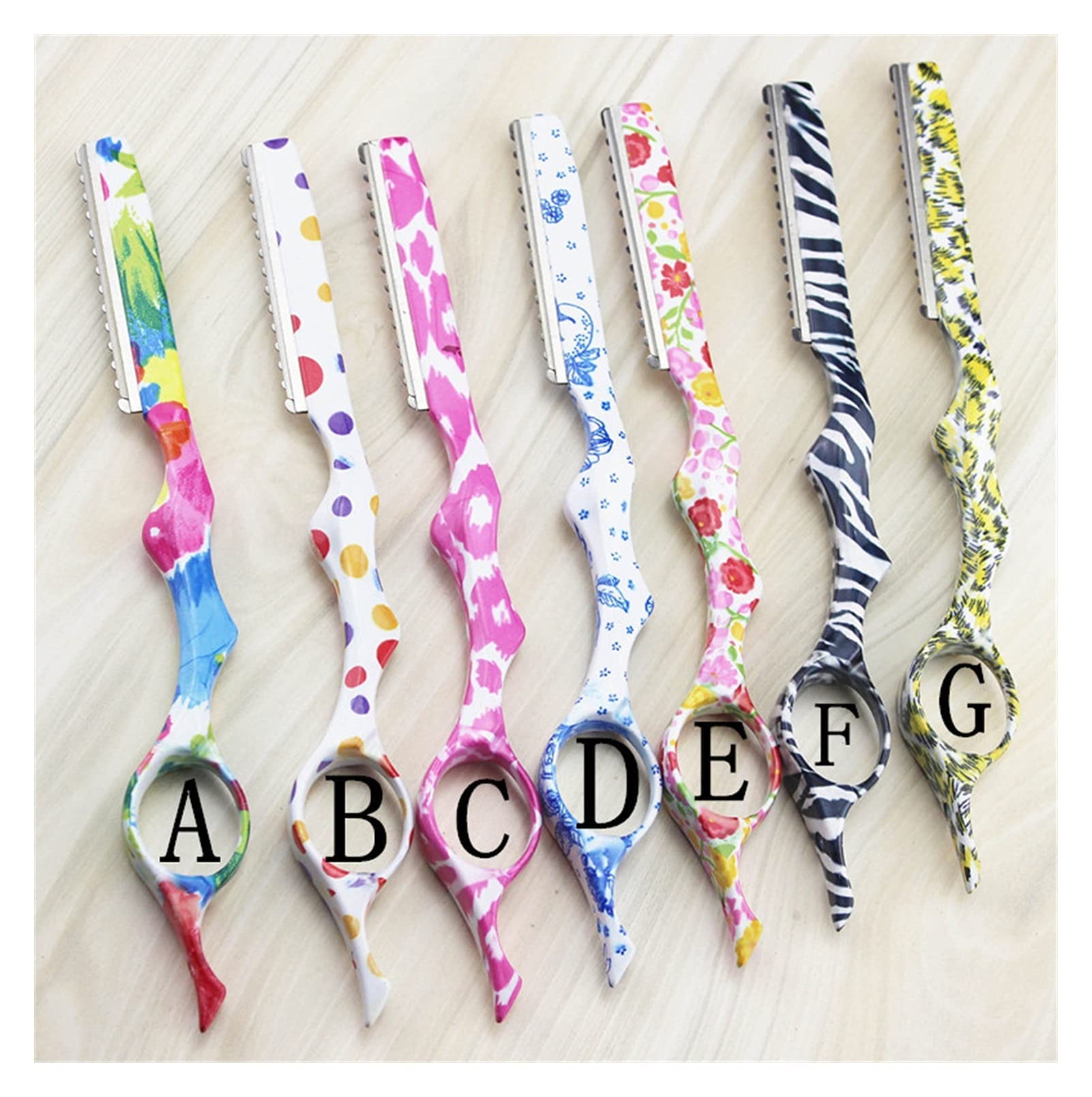 Tijeras para Cortar El Cabello, Tijeras Profesionales para Cortar El Cabello, Peine para Adelgazar, Cuchillo para Adelgazar, Metal De Acero Inoxidable, Mango Largo