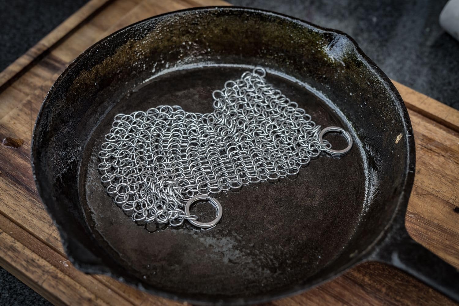 Grillfürst - Detergente per anelli Dutch Oven/ghisa, 14 x 14 cm
