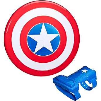 Marvel Avengers Captain America Magnetic shield and bracket, role-playing items, superhero toys
