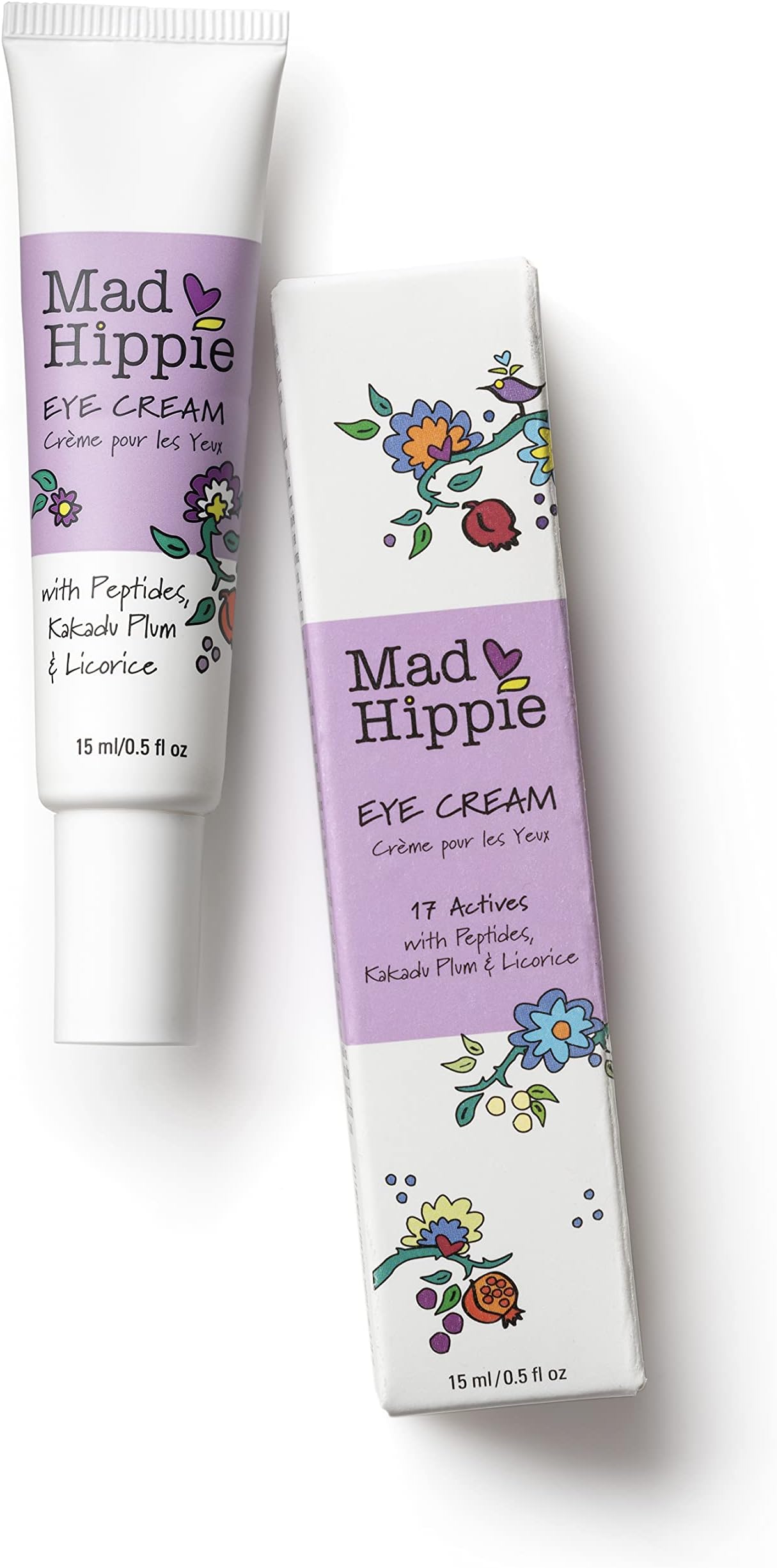 Eye Cream - Anti-Aging Under Eye Cream for Dark Circles and Puffiness with Niacinamide, Peptides, Kakadu Plum & Licorice, Eye Treatment with Skin-Brightening Vitamin C, 0.5 Oz