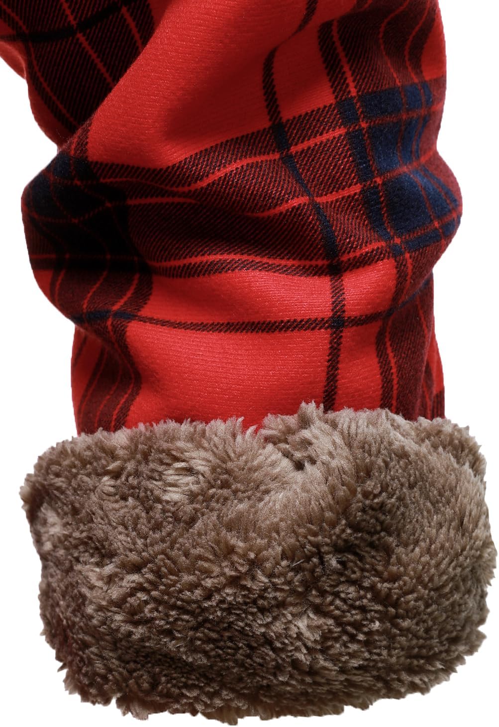 HOOD CREW Mens Winter Warm Fleece Jackets Sherpa Lined Plaid Flannel Shirt Jacket with Side Pockets - Image 5