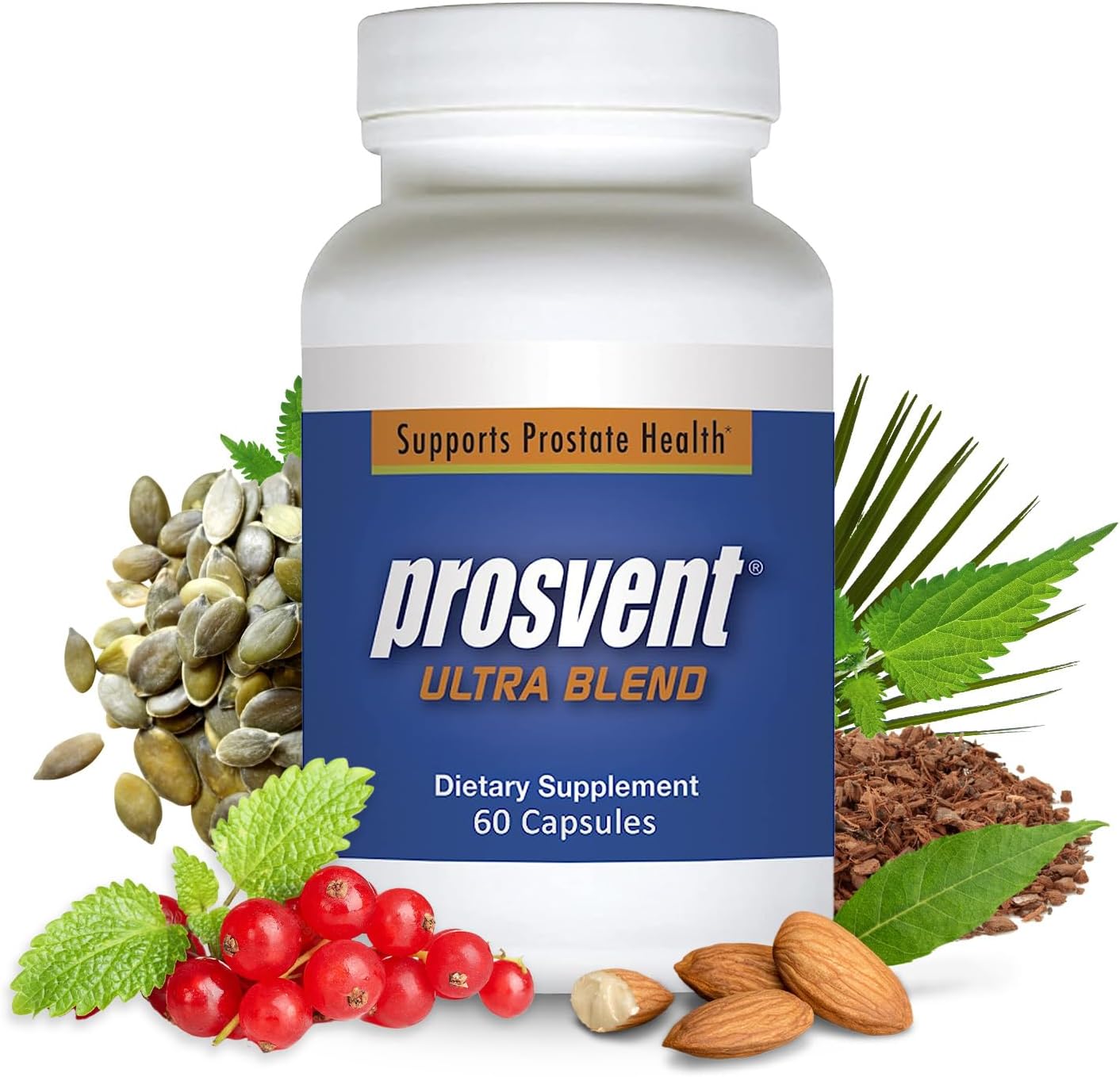 - Prosvent Advanced Prostate Support Ultra - Natural Supplement with Saw Palmetto, Pygeum, Lycopene, Stinging Nettle, Beta Sitosterol, Cranberry and More to Ease Urinary Frequency & Urgency (60 Count)