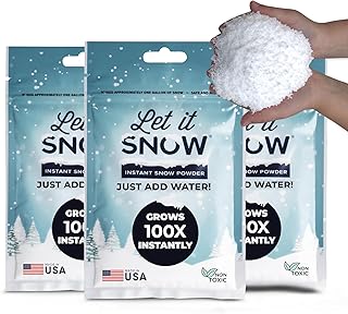 Let it Snow Instant Fake Snow Powder - Made in the USA