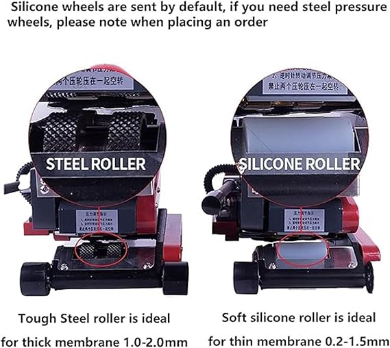 Geomembrane Liner Hot Wedge Welding Machine Overlap Sealing Welding Machine for HDPE PVC EVA(110V,15cm)
