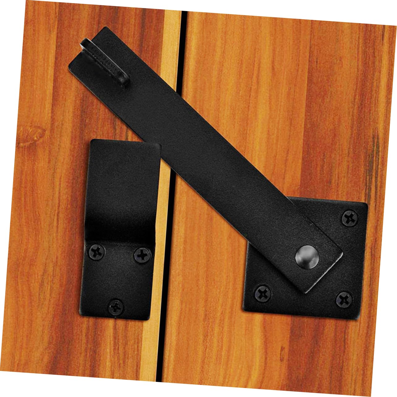 Artibetter 5juegos Pestillo De Puerta Corrediza Herrajes Metálicos Para Puerta De Granero Cierre Seguro y Deslizantes Diseño Rústico Americano Fácil Instalación y Operación
