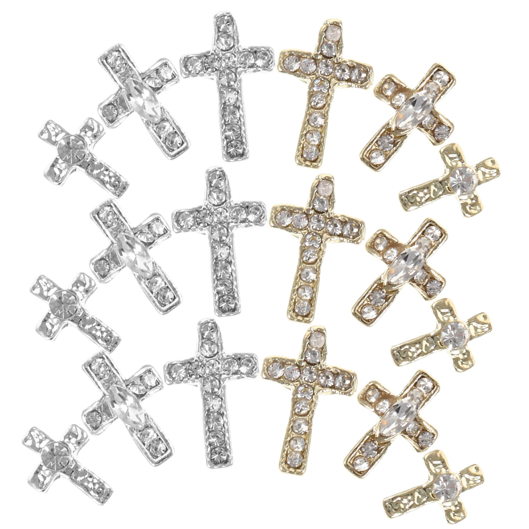 VALICLUD 3 Set Gioielli in Lega Strass Ciondoli Per Unghie Alla Moda Graziosi Ciondoli Per Unghie Per Gioielli Alla Rinfusa Per ie Kawaii Lega Di Zinco 60 Pezzi*3