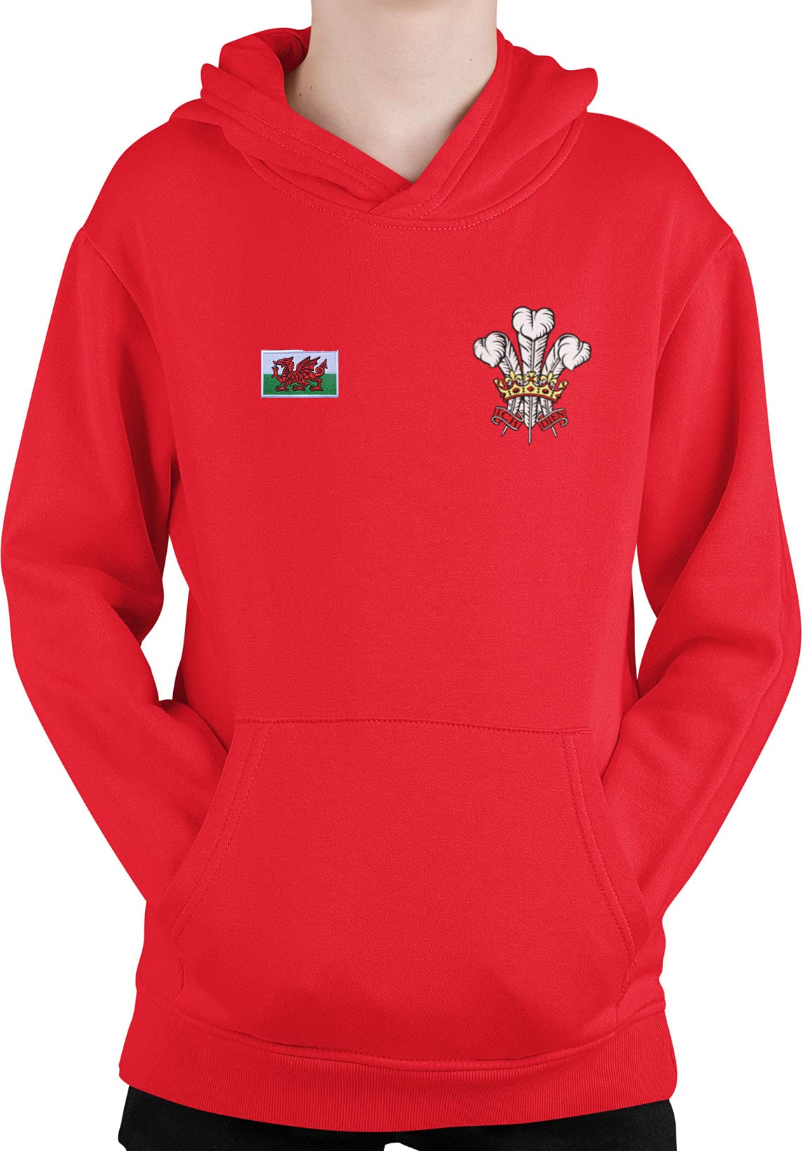 Super Lemon Wales Welsh Hoodie Childrens Childs Cymru Rugby Exclusive Retro Vintage Boys Girls Unisex Red Great For Any Welsh Rugby Fans For 6 Nations And World Cup (Small)