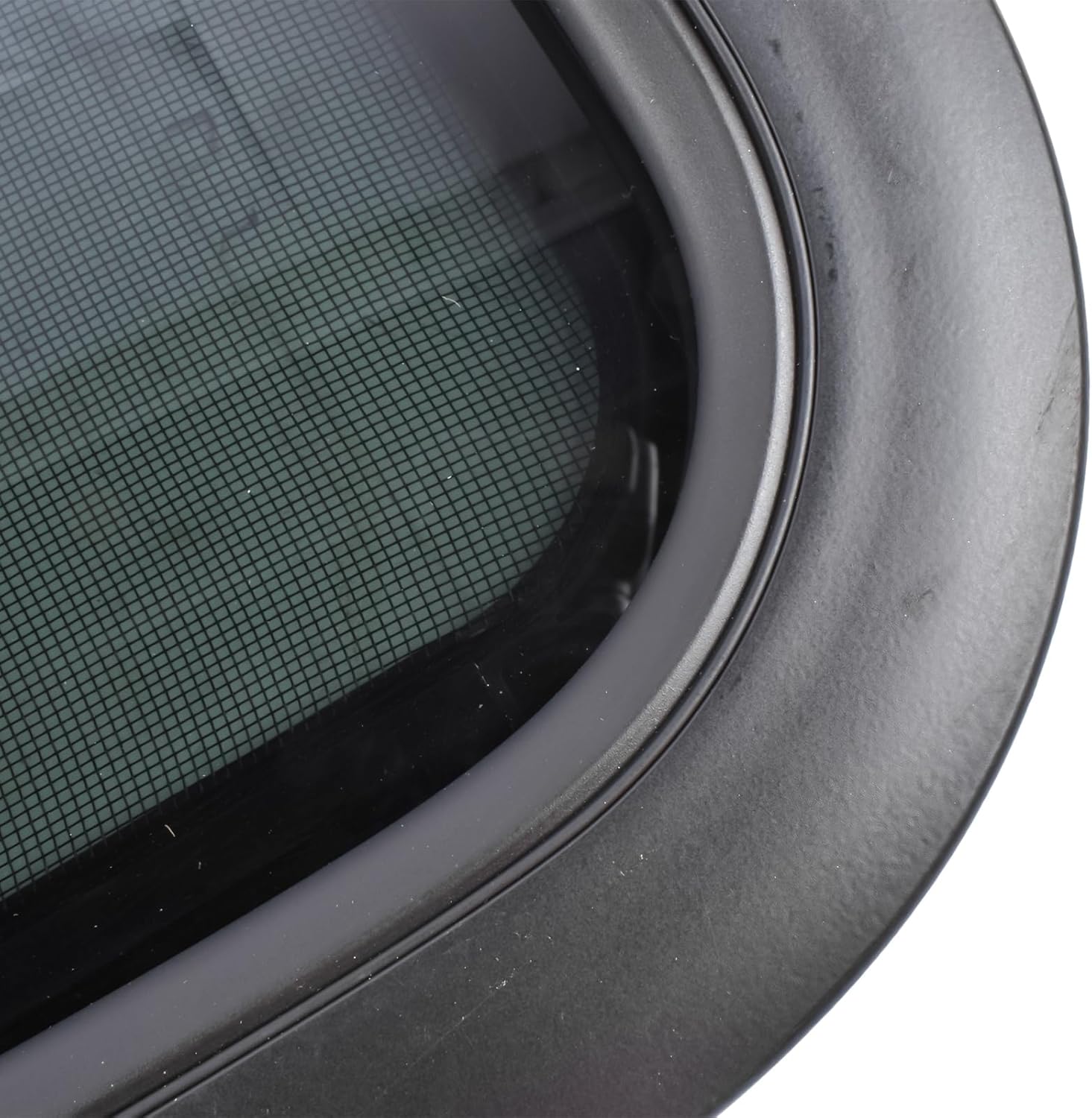 48" W x 22" H Horizontal Sliding RV Window W/Net Screen, Easy-Slide Design, DOT-Approved Black Tempered Glass, Suitable for 1-1/2" Wall Thickness for Cargo Travel Trailer, Camper, Cargo Van Vahaha