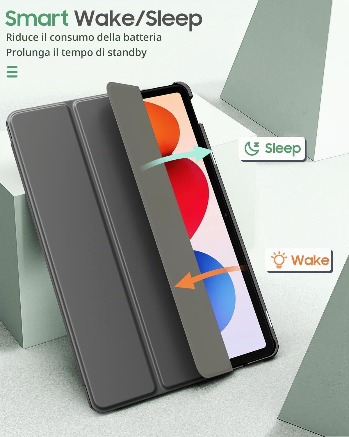 MoKo Custodia per Xiaomi Redmi Pad 2 Pro 12,1 2025, Custodia Ultra Sottile con Supporto Pieghevole Intelligente, Cover Protettiva Sottile in Pelle PU con Funzione di Auto Sleep/Wake, Taro Viola MoKo Custodia per Xiaomi Redmi Pad 2 Pro 12,1 2025, Custodia Ultra Sottile con Supporto Pieghevole Intelligente, Cover Protettiva Sottile in Pelle PU con Funzione di Auto Sleep/Wake, Taro Viola