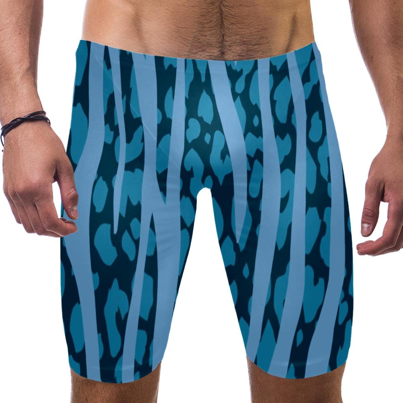 Bañador de natación para hombre tipo calzoncillos de pierna cuadrada XL multicolor 7