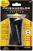 Prismacolor Premier Pencil Sharpener with Dual Steel Blades for Fine & Wide Points - Ideal for Colored Pencils