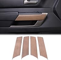 Vista 22 de Aunginsy Tira de Embellecedor para Puerta Interior Compatible con Toyota Tundra 2022+/Sequoia 2023+ Cubierta Decorativa Protectora para Manija