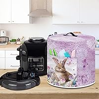 Vista 166 de Cubierta abstracta para freidora de aire con estampado de corazón, cubierta de olla a presión de 3 cuartos de galón, cubierta antipolvo para olla a