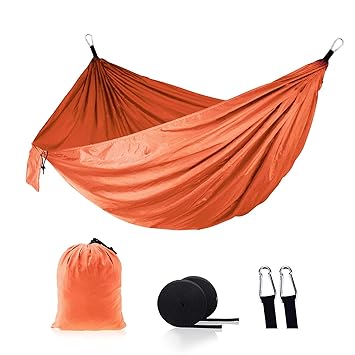 Nylon Hammock Widened Indoor Outdoor Swing Camg Supplies 210T Nylon Beach Hammock Travel Hiking Hammock