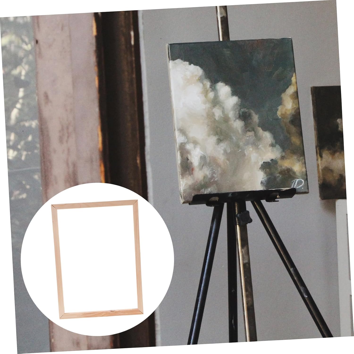 Wood Painting Canvas Frame 30x40cm DIY Combination for Oil Art