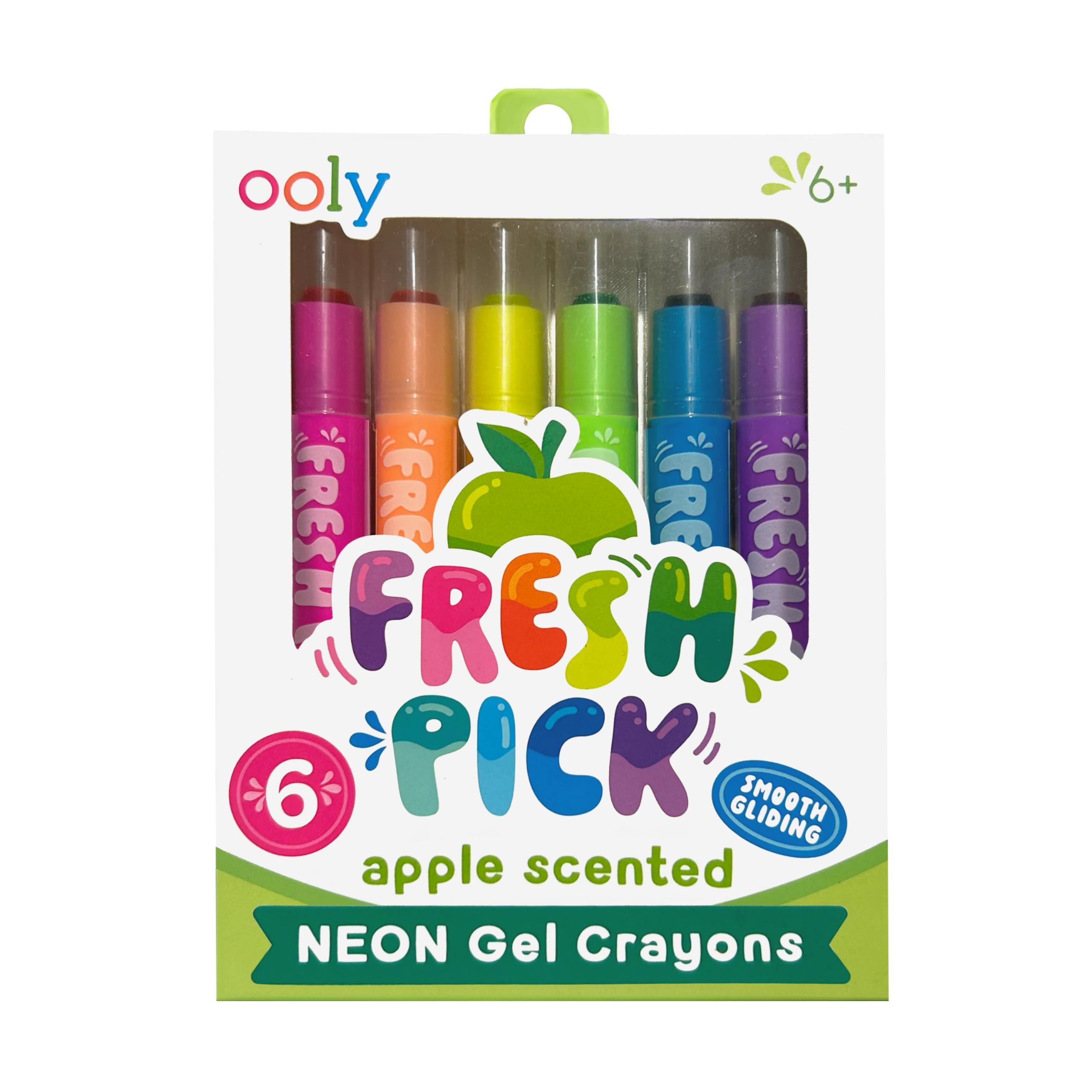 Amazon.com: Ooly Scented Neon Gel Crayons, Set of 6 Twist Up