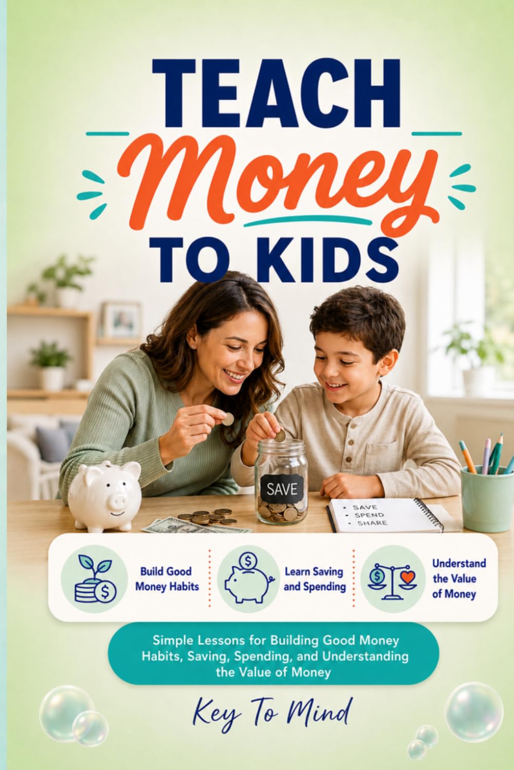 Teach Money to Kids: Simple Lessons for Building Good Money Habits, Saving, Spending, and Understanding the Value of Money