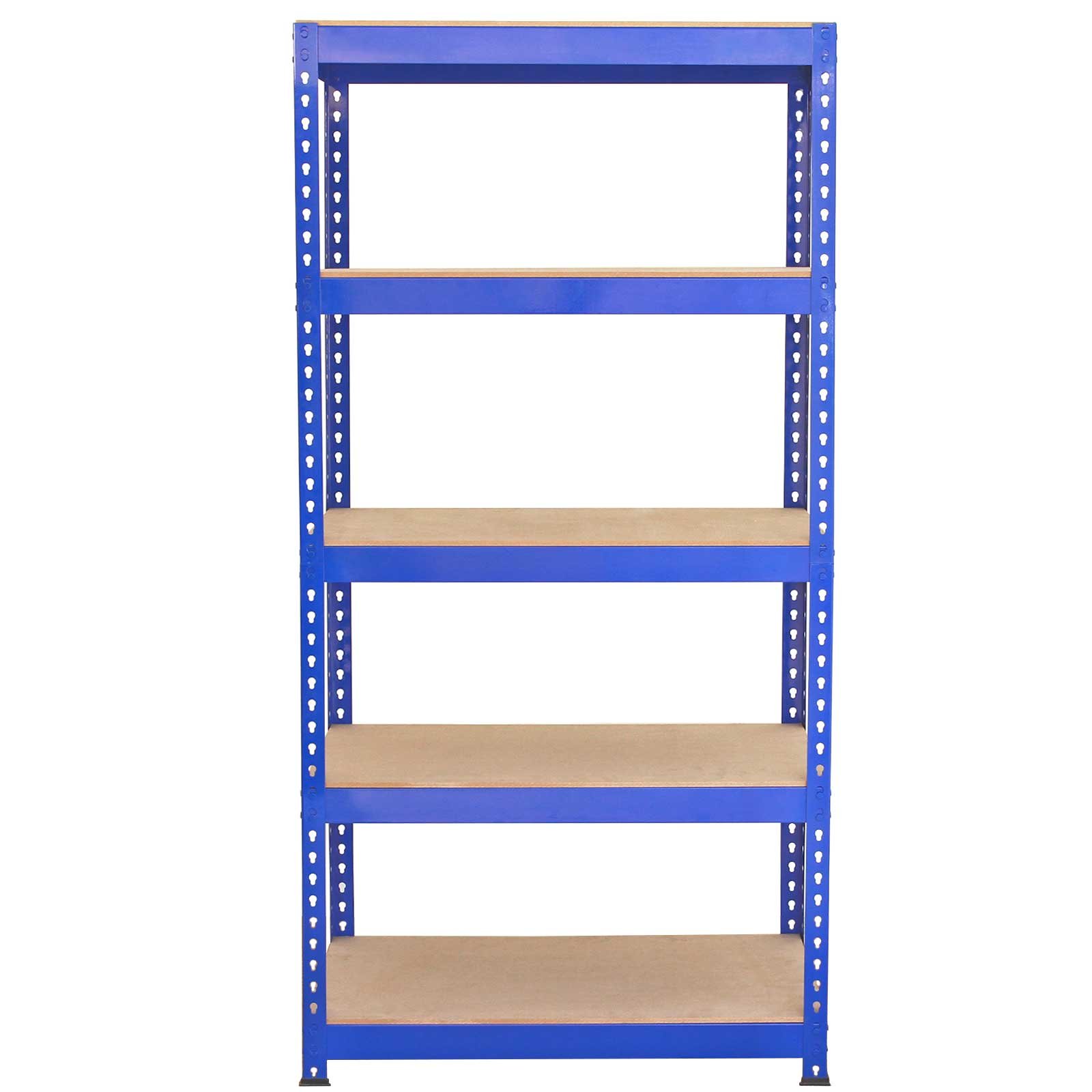 Monster Racking 5 x wytrzymałe metalowe stojaki | 2 x duże (90 cm szerokości) i 3 x bardzo duże (120 cm) szerokości | półki do przechowywania regałów do warsztatu garażowego