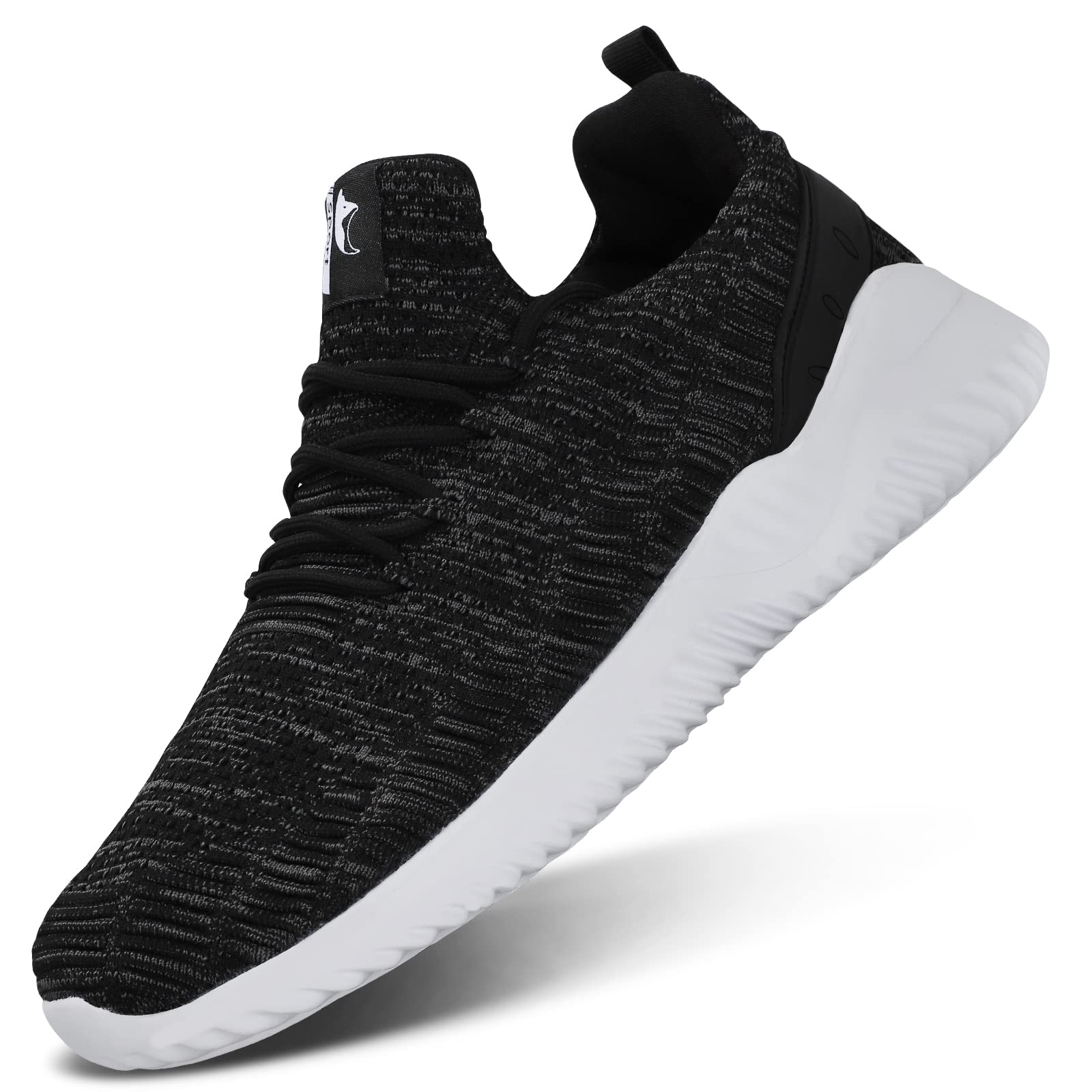 Flysocks Mens Slip On Sneakers Non Slip Work Shoes Lightweight Mesh for Casual Tennis Running Walking Shoes