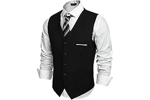 Elegant Men's Business Formal Slim Fit Suit Vest for Special Occasions
