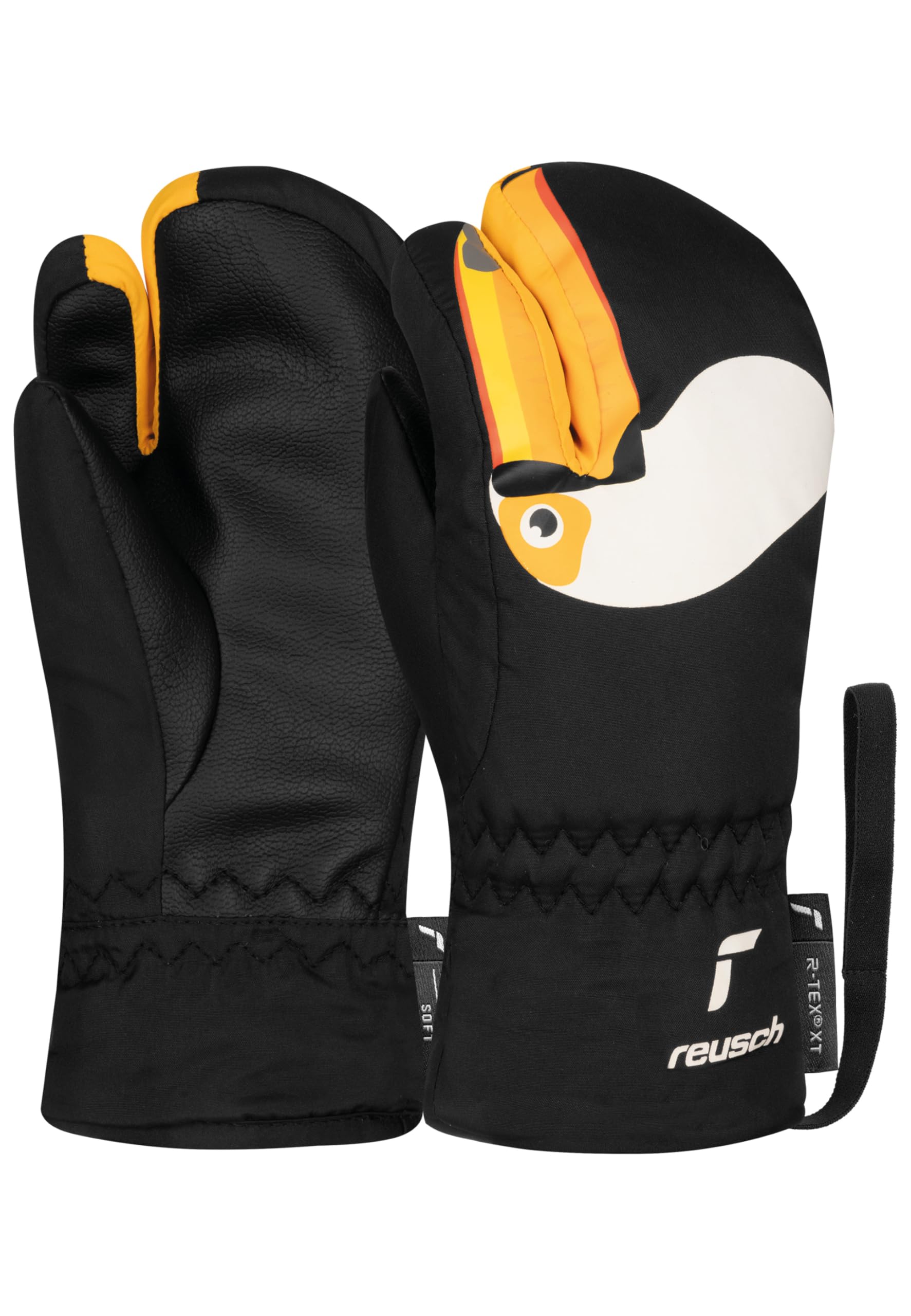 Reusch Peggy R-TEX XT Lobster warme, wasserdichte, Winddichte und atmungsaktive 3-Fingerhandschuhe Winterhandschuhe Kinder Babys Kleinkinder Mädchen Jungen