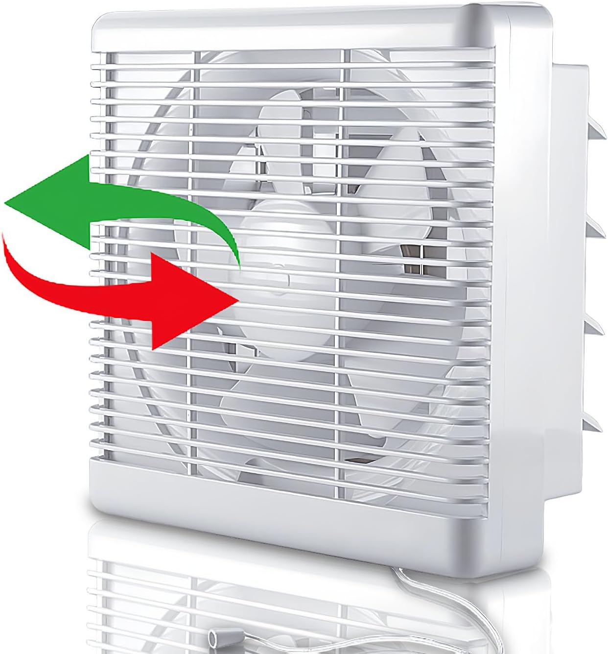 Extractor Fan With Shutter,2 Direction Reversible Strong Air.flow