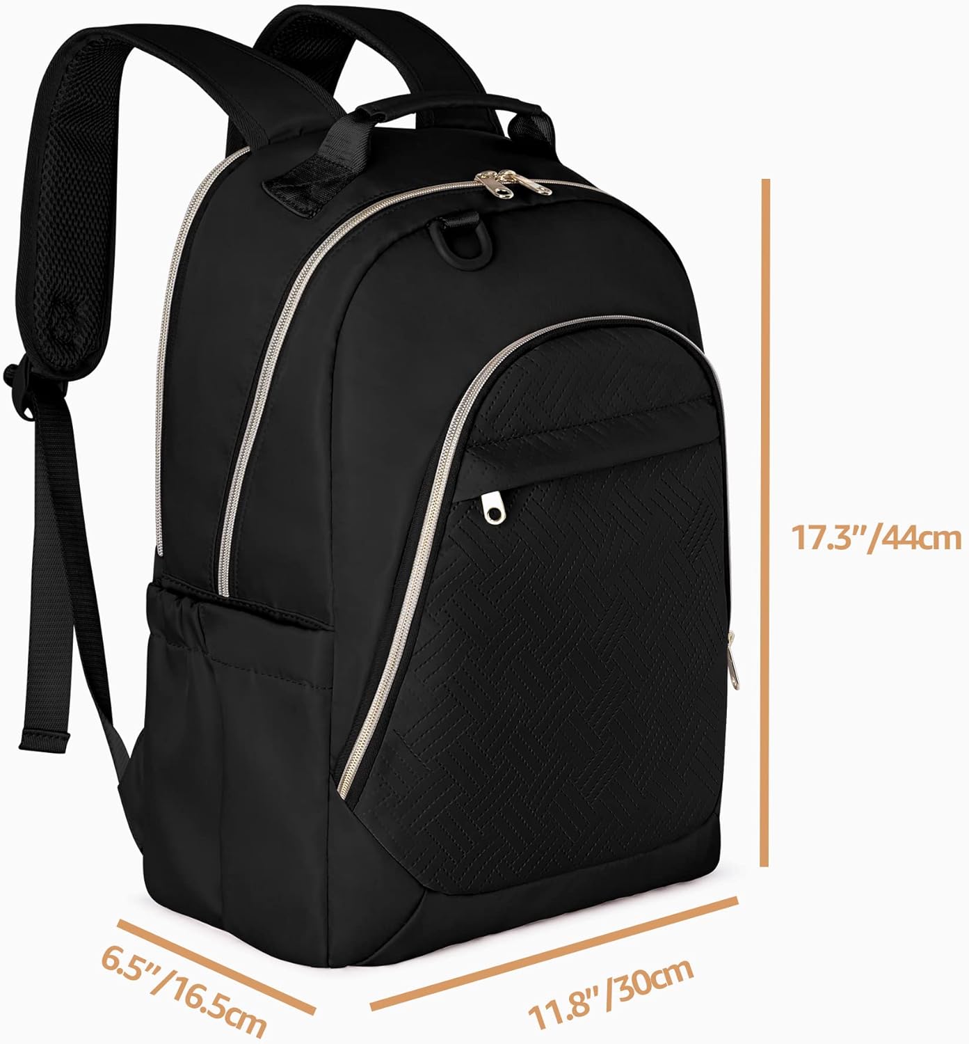 Fasrom Nurse Bag Backpack for Work Women with USB Charging Hole, Black, 20L, 3 Compartments, Laptop Compartment for 15.6' Laptop, Medical Assistants - Image 6