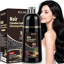 500 ml Black Hair Dye Shampoo 3 in 1 | Instant Hair Shampoo, White Hair Dye Shampoo, Color Shampoo for Men and Women