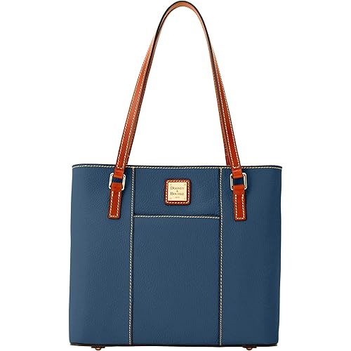 Dooney & Bourke Women's Small Lexington Tote in Pebble Grain Leather, Handbag with Long Leather Shoulder Straps