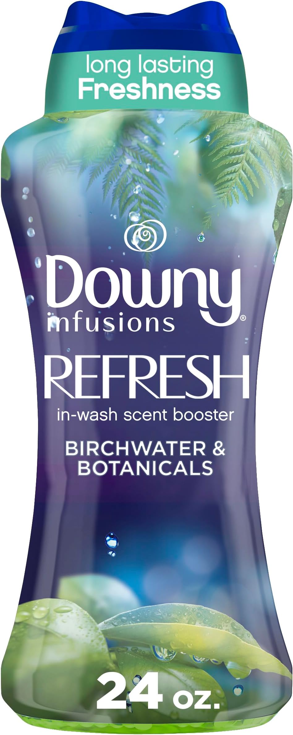 Infusions In-Wash Laundry Scent Booster Beads, REFRESH, Botanical Florals and Birch Water Scent, 24 oz