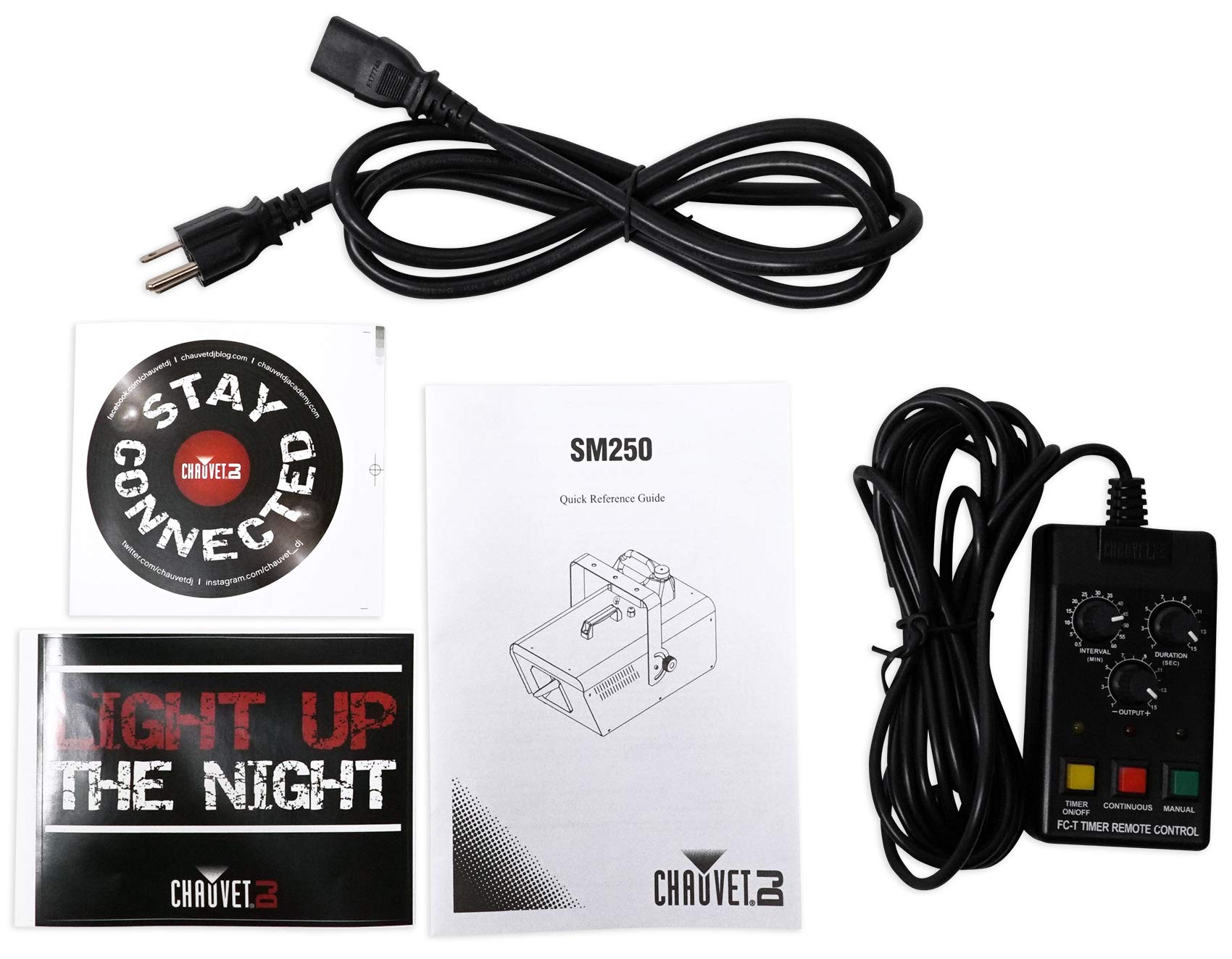 Amazon.com: Chauvet DJ SM 250 DMX Snow Machine w/Wired Timer