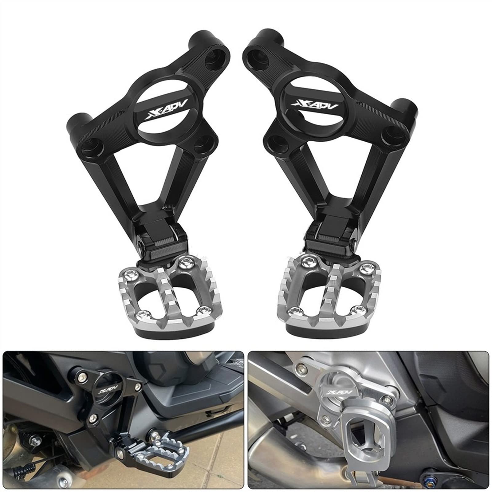 Repose-pieds arrière moto pliable passager X-ADV750 XADV 750 2017-2020