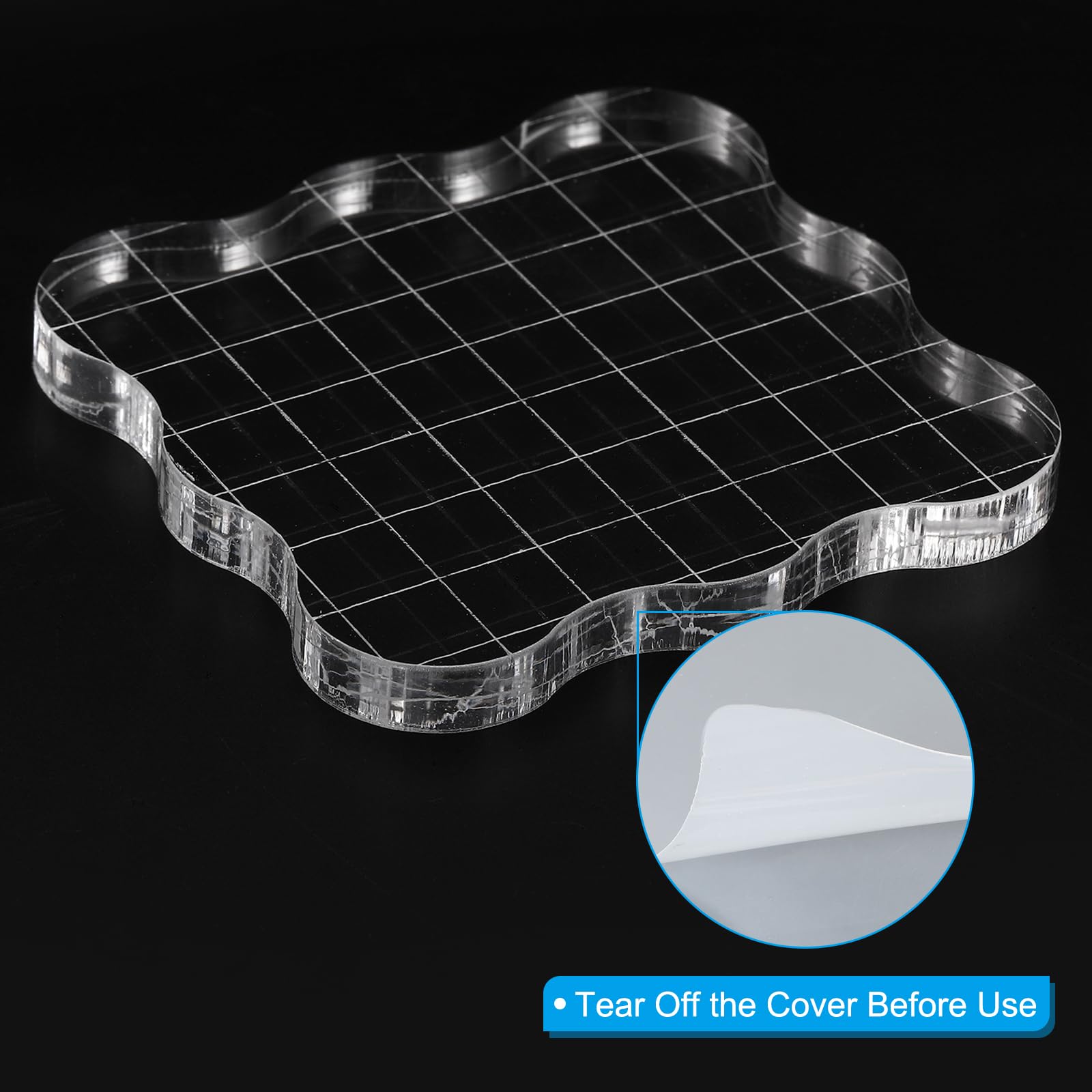 PATIKIL Acrylic Stamp Block - Image 4