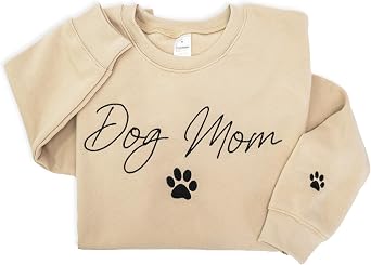 Nani - Mama Mom Grandma Embroidered Crewneck Sweatshirt - Gifts For Dog Mom Grandma Mimi Nana Gigi Mothers Day Christmas