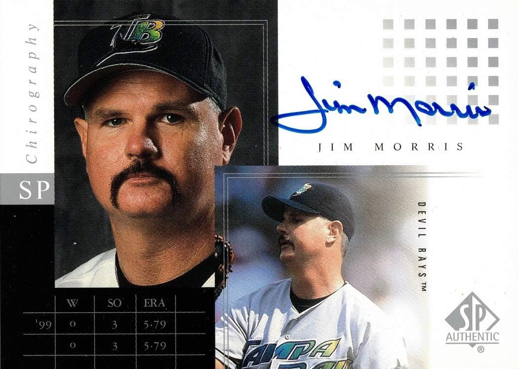 2000 Upper Deck SP Authentic Chirography #JMo Jim Morris Certified Autograph Baseball Card