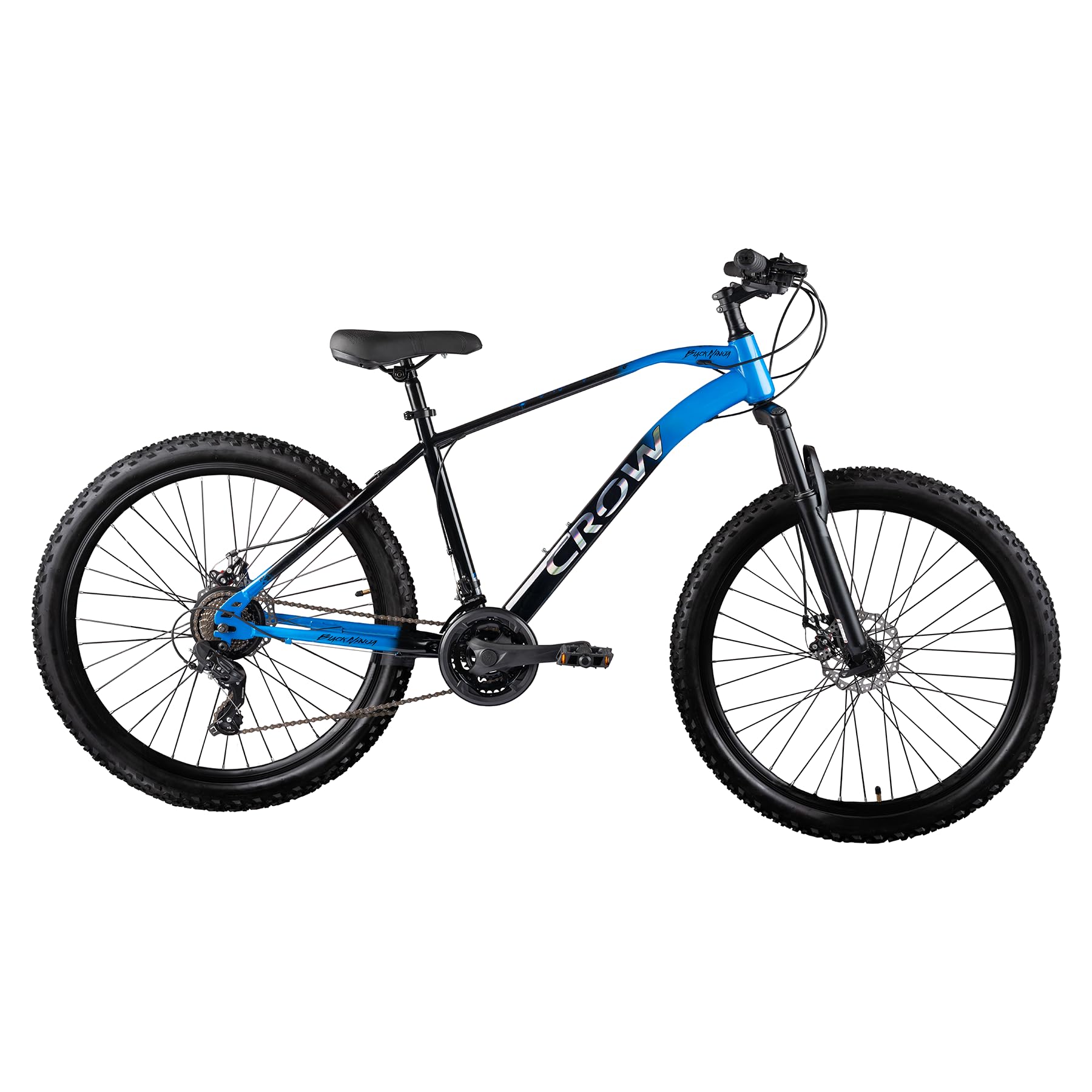 CROW - Black Ninja 21 Speed Gear Cycle | 29" T Cycle for Boys 12 to 15 Years | Bicycle for Men Adult | Mountain Bike with Front Suspension & Dual Disc Brakes| Unisex MTB Cycle for Men |-image-38