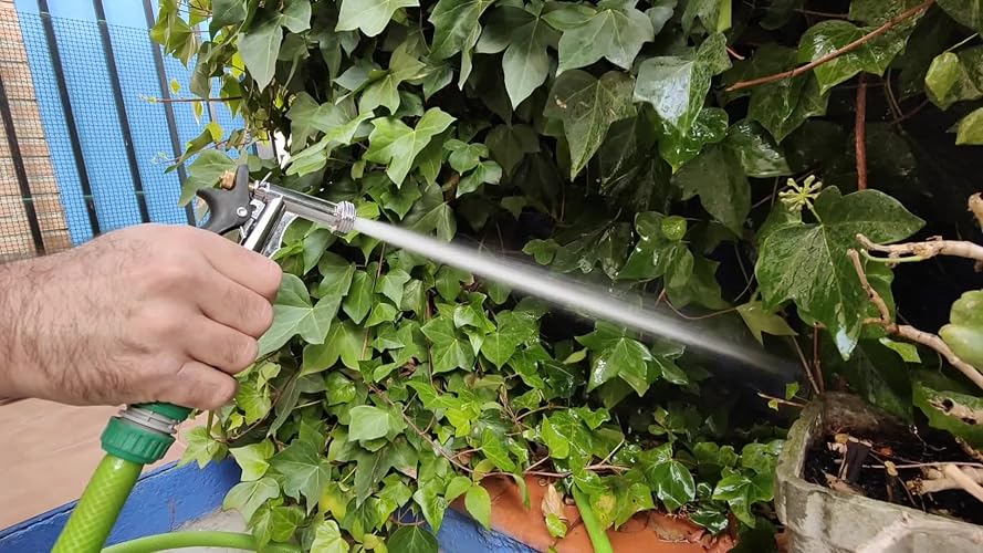 Amig - Pistolet D'Irrigation | Dimmable | 150mm | Débit Facilement Réglable | Levier De Verrouillage Pour Plus De Commodité | Plastique ABS Et Caoutchouc | Vert Pistache Et Noir Amig - Pistolet D'Irrigation | Dimmable | 150mm | Débit Facilement Réglable | Levier De Verrouillage Pour Plus De Commodité | Plastique ABS Et Caoutchouc | Vert Pistache Et Noir