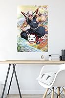Vista 4 de Trends International Demon Slayer - Póster de pared de una hoja de Tengen Uzui, 22.375 x 34 pulgadas, versión premium sin marco
