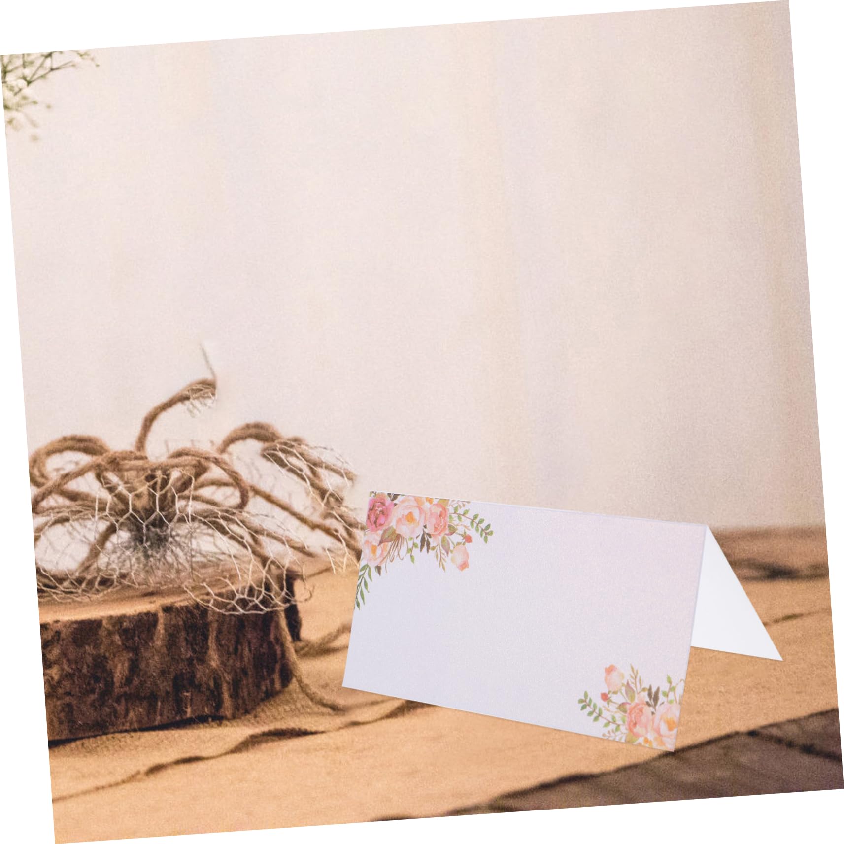 MAGICLULU 3 Sätze Tischkarten Zur Hochzeit Tischschilder Für Hochzeiten Tischkarten Mit Blumenmuster Namenskarten Für Den Tisch Hochzeitseinladungen Tischnummer Für 50 Stück * 3