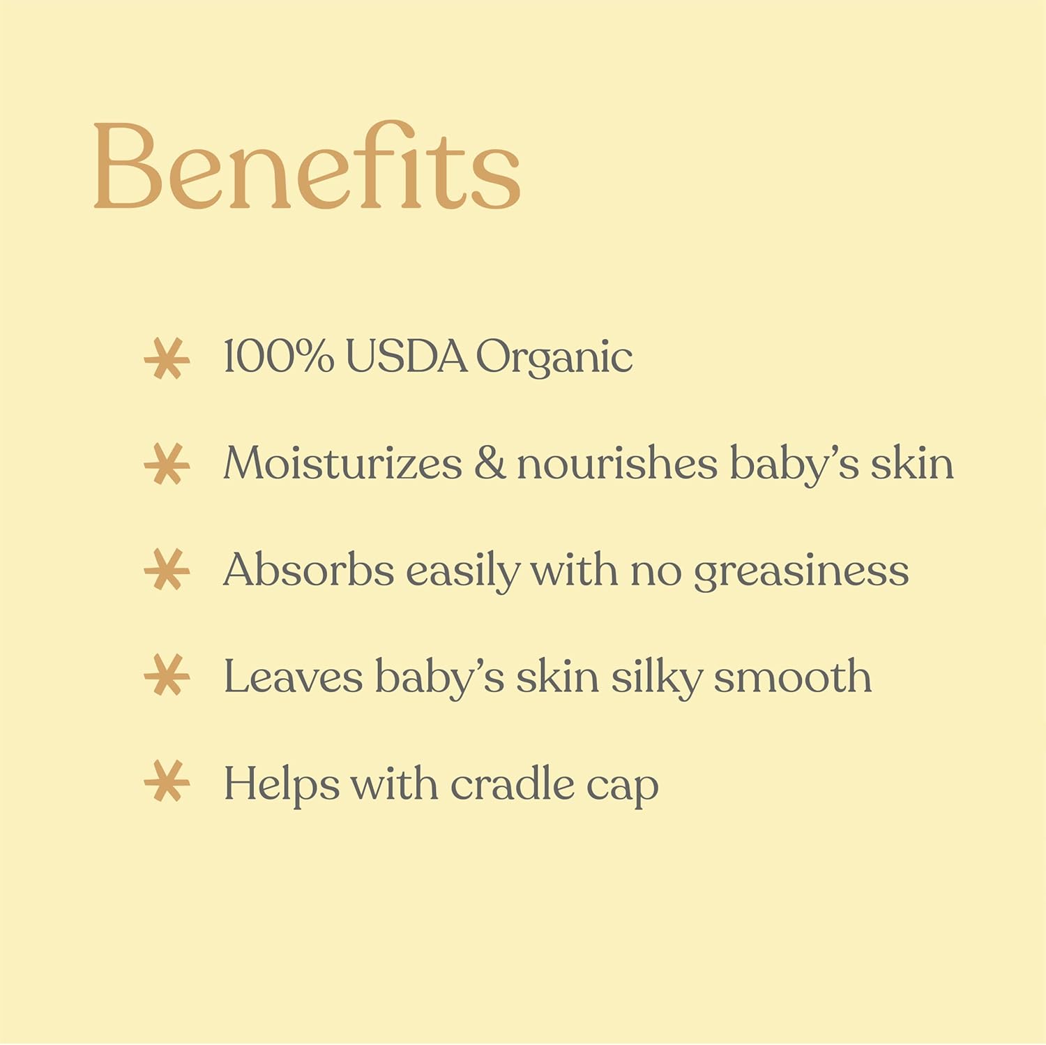 EllaOla Baby Massage Oil | 100% USDA Organic | Baby Essentials | 5 fl. oz. : Baby