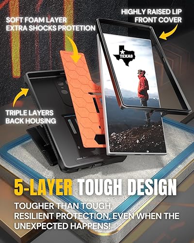 Miniatura 2 de CaseBorne V - Funda protectora para Samsung Galaxy S23 Ultra 5G (anteriormente ArmadilloTek), tecnología de protección definitiva Funda protectora