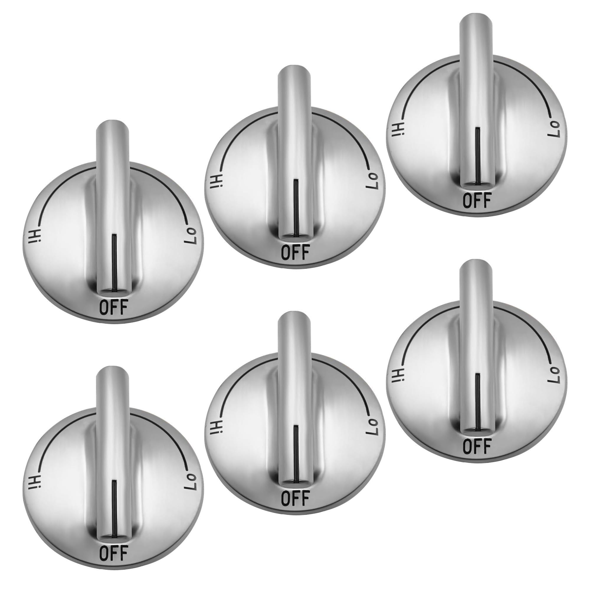Photo 1 of 6Pcs UPGRADED 7733P410-60 Surface Burner Knob Replaces 74007733 AP5668987