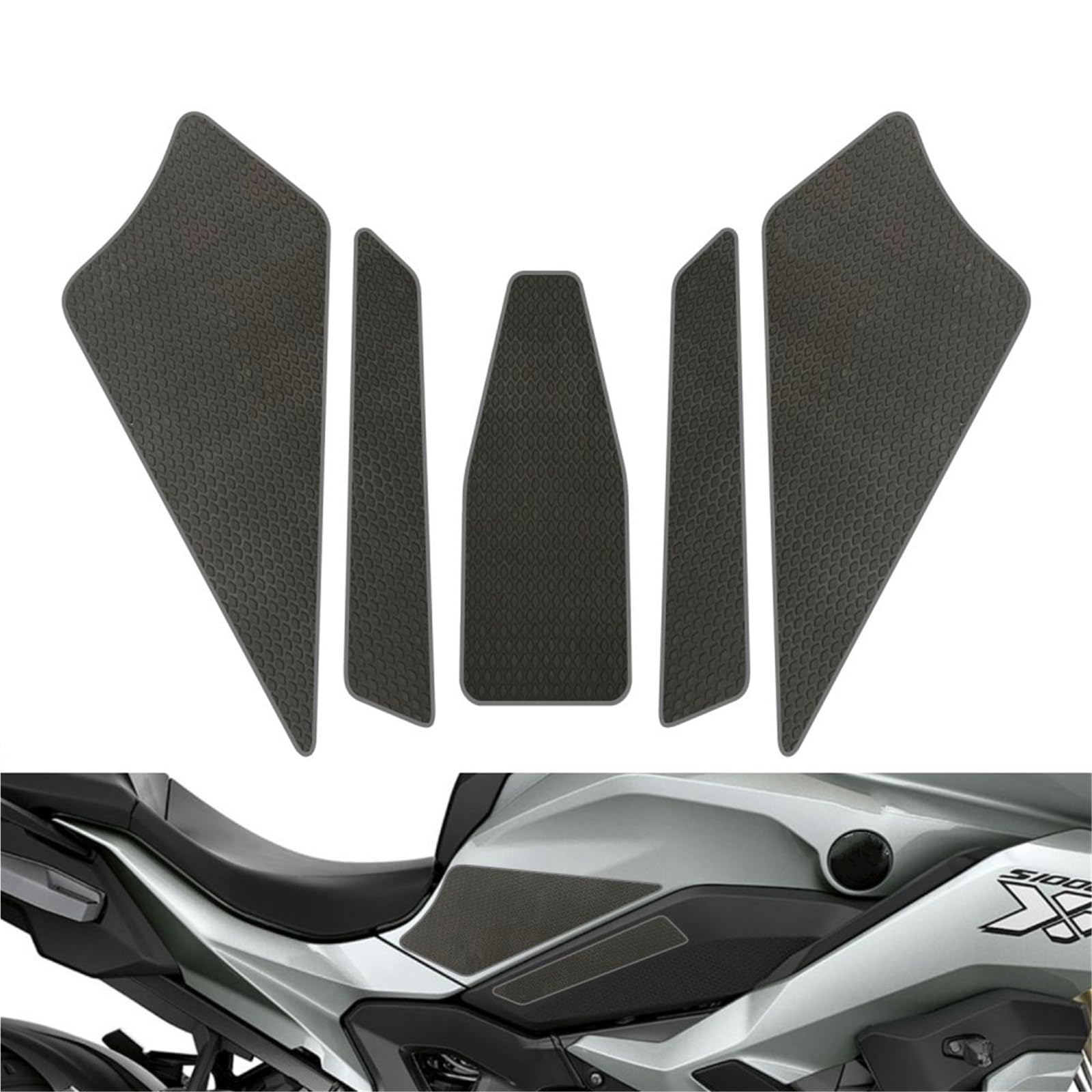 Decal Protection Motorcycle Tank Traction Pad Anti Slip Sticker Gas Knee Grip Protector for BMW S1000XR M1000XR 2021-2025 2026