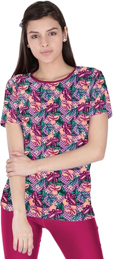 FILMAX® Originals Without Pads Swimming Wear Lycra T-Shirt for Women (L to 7XL)